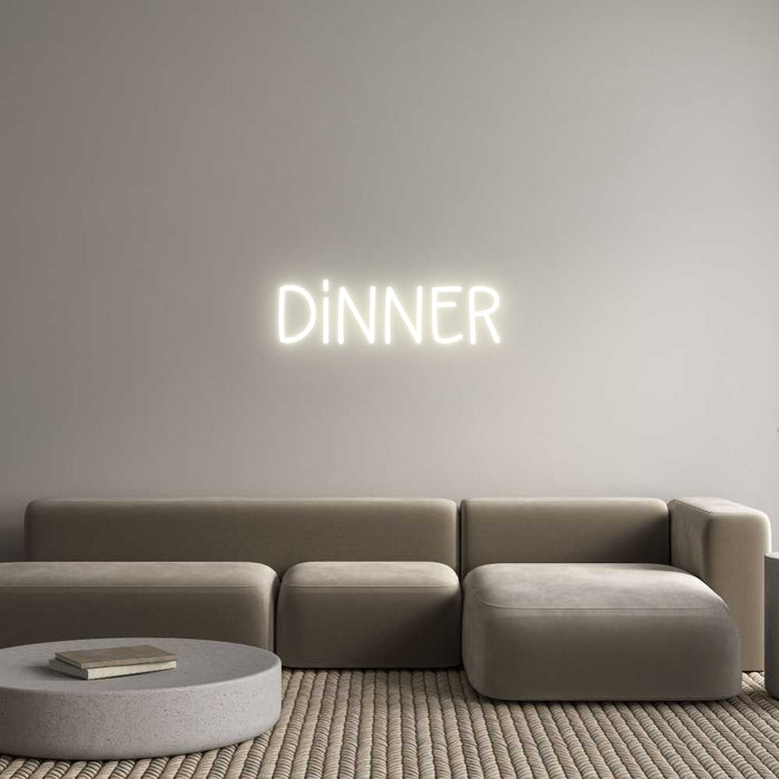 Custom Neon: Dinner