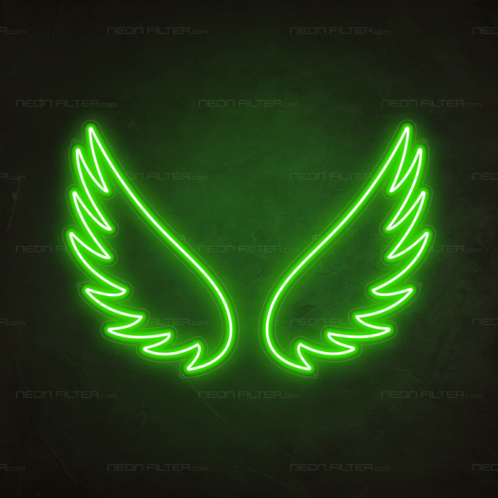 Angel Wings Neon Sign - Neon Filter