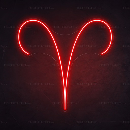 Aries Neon Sign - Neon Filter