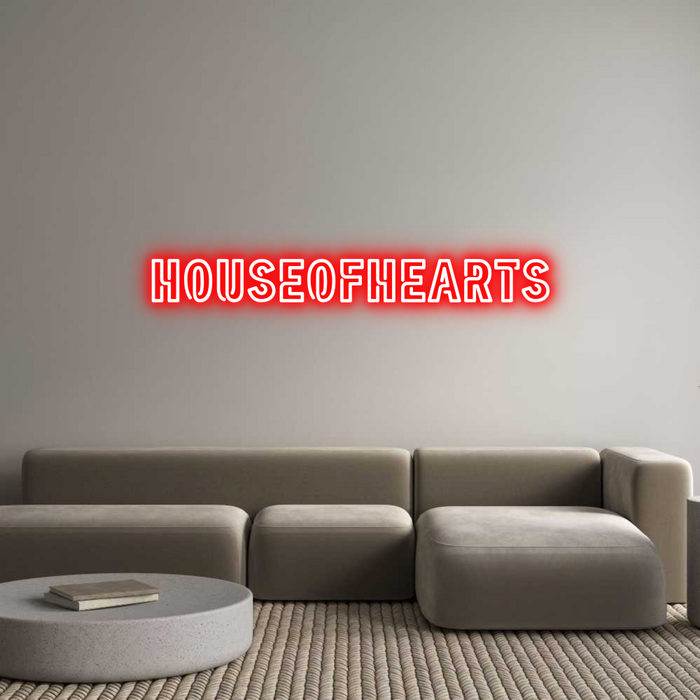 Custom Neon: HOUSEOFHEARTS