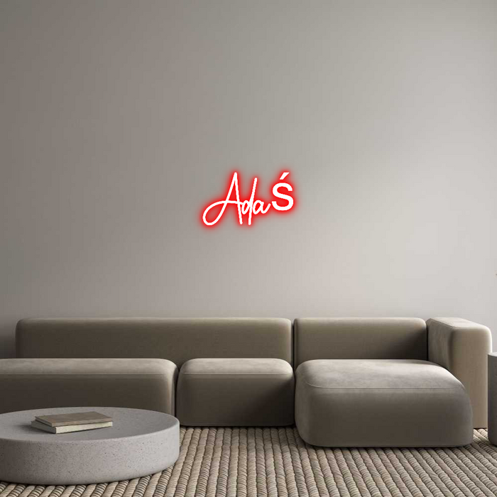 Custom Neon: Adaś