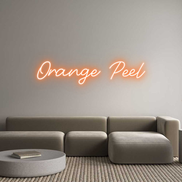 Custom Neon: Orange Peel