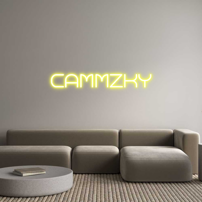 Custom Neon: CAMMZKY