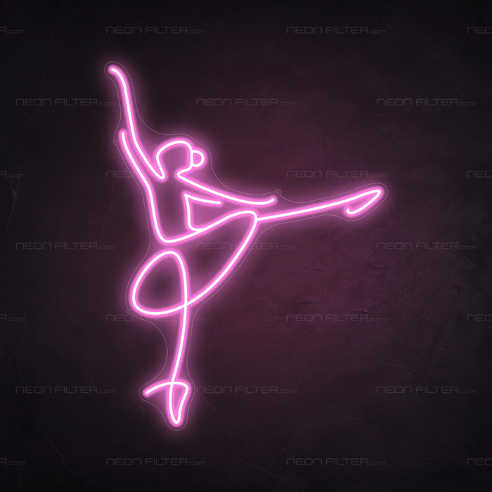 Ballerina Neon Sign - Neon Filter