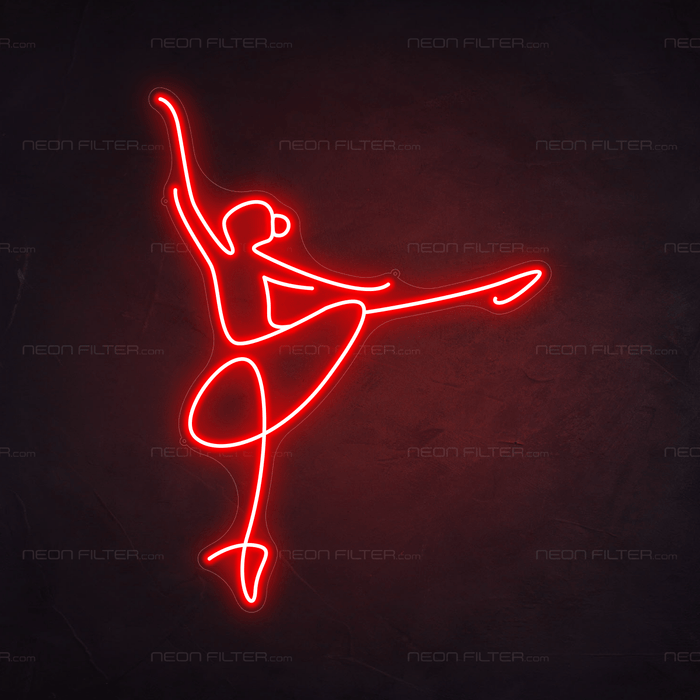 Ballerina Neon Sign - Neon Filter