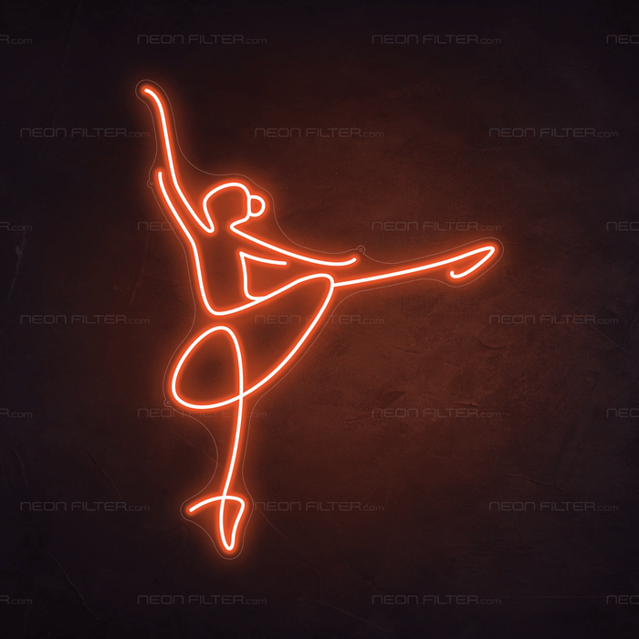 Ballerina Neon Sign - Neon Filter