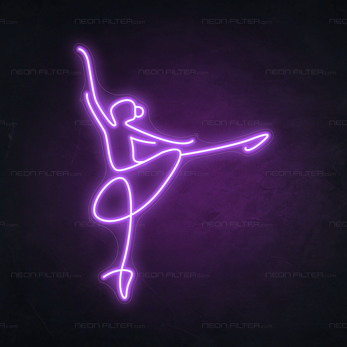 Ballerina Neon Sign - Neon Filter