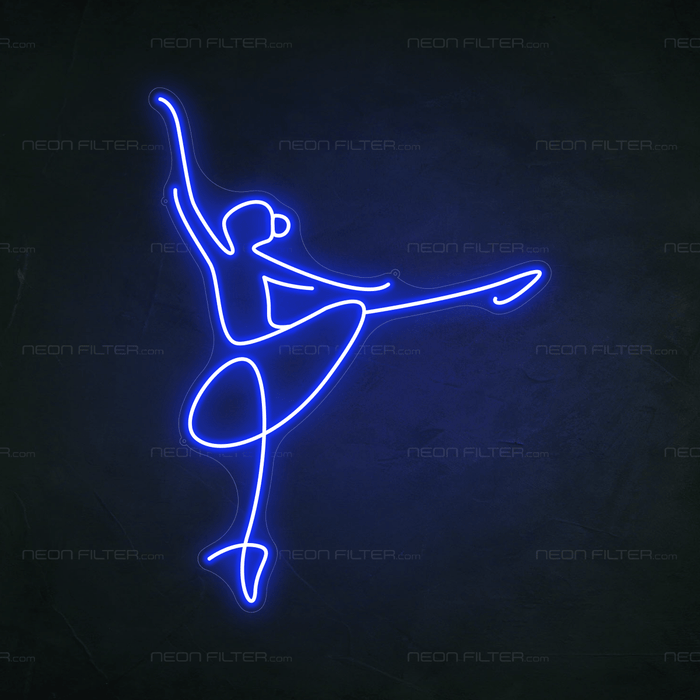 Ballerina Neon Sign - Neon Filter