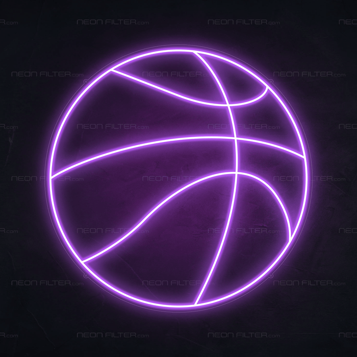 Basketball Neon Sign - Neon Filter