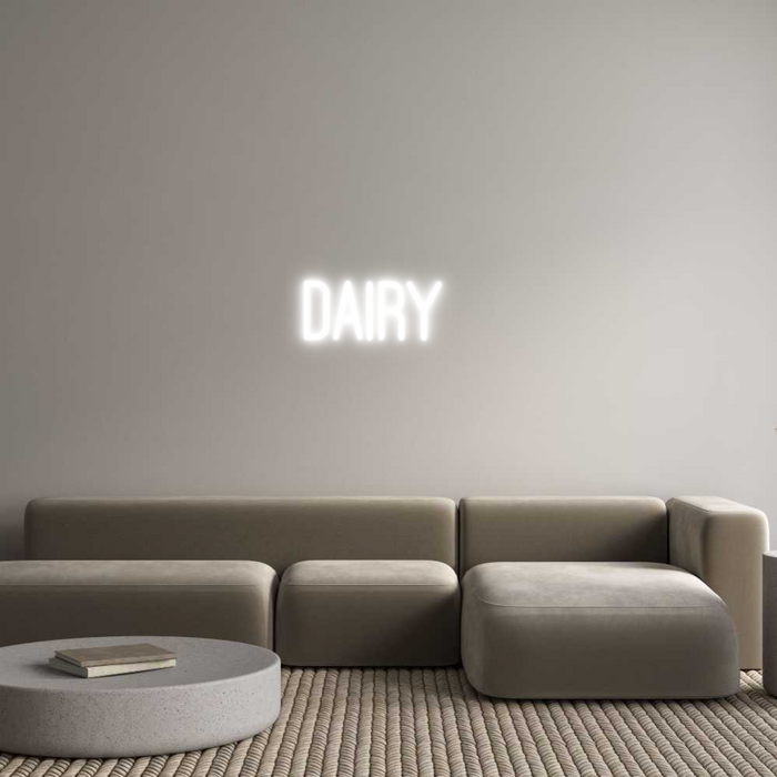 Custom Neon: DAIRY