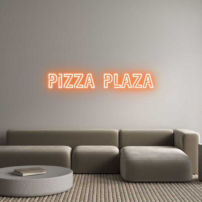 Custom Neon: Pizza Plaza