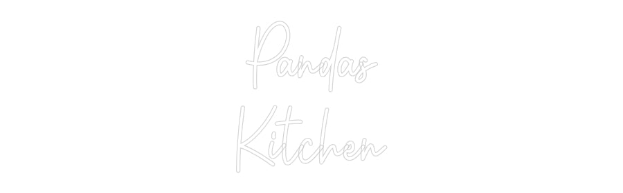 Custom Neon: Pandas
Kitchen