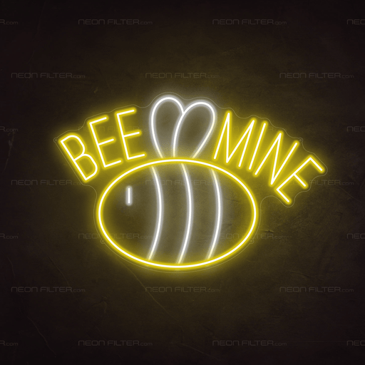 Bee Mine Neon Sign - Neon Filter