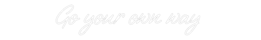 Custom Neon: Go your own w...