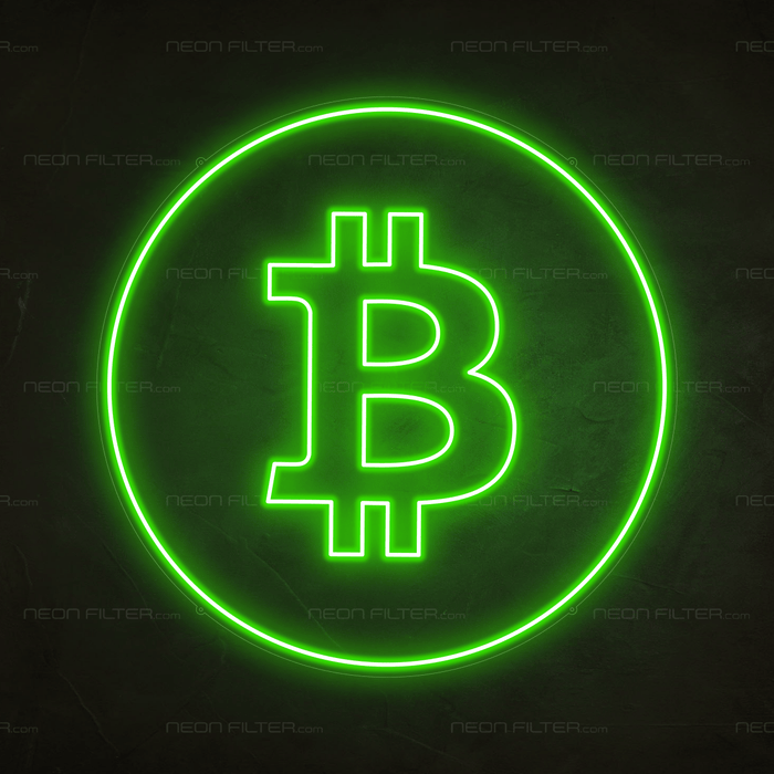 Bitcoin Neon Sign - Neon Filter