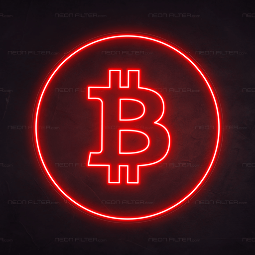 Bitcoin Neon Sign - Neon Filter