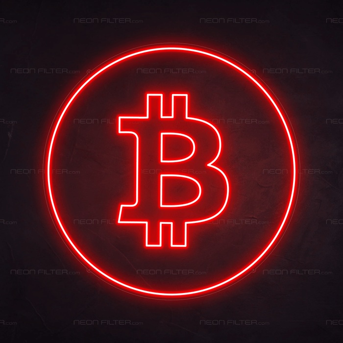 Bitcoin Neon Sign - Neon Filter