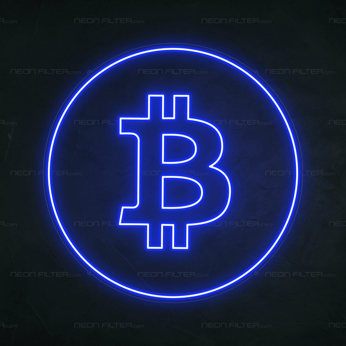 Bitcoin Neon Sign - Neon Filter