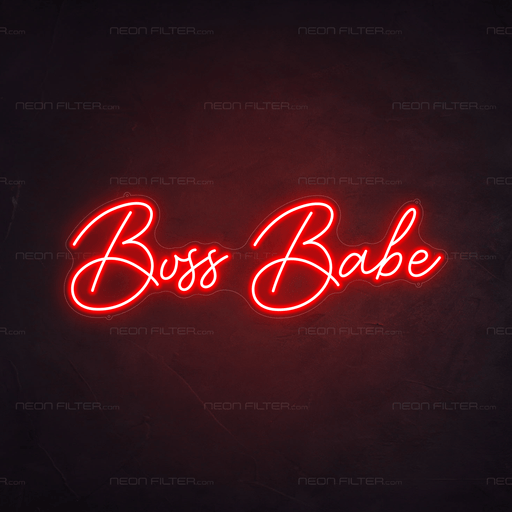 Boss Babe Neon Sign - Neon Filter