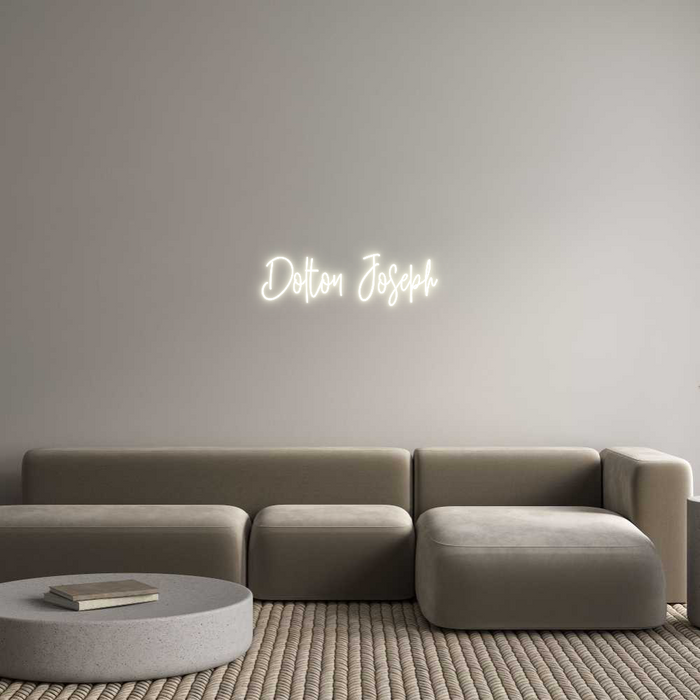 Custom Neon: Dolton Joseph