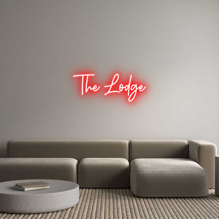 Custom Neon: The Lodge