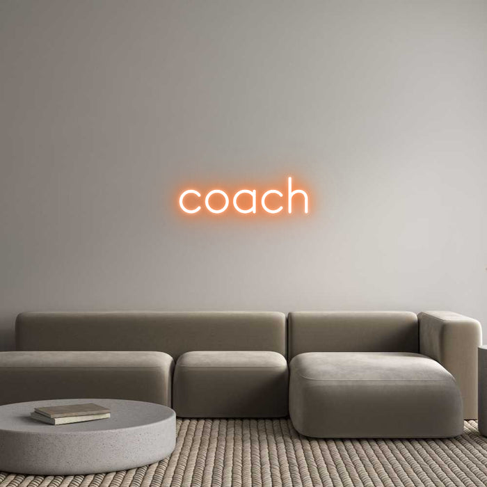 Custom Neon: coach