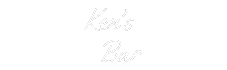 Custom Neon: Ken’s 
    Bar