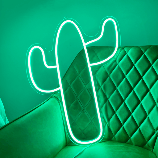 Cactus Neon Sign - Neon Filter