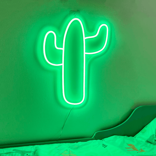 Cactus Neon Sign - Neon Filter