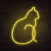 Cat Neon Sign - Neon Filter