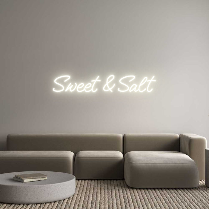 Custom Neon: Sweet & Salt