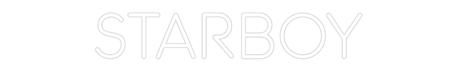 Custom Neon: STARBOY