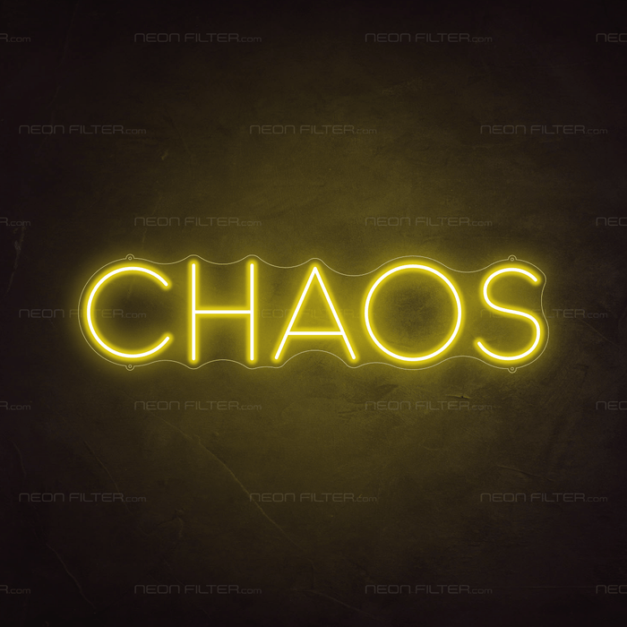 Chaos Neon Sign - Neon Filter