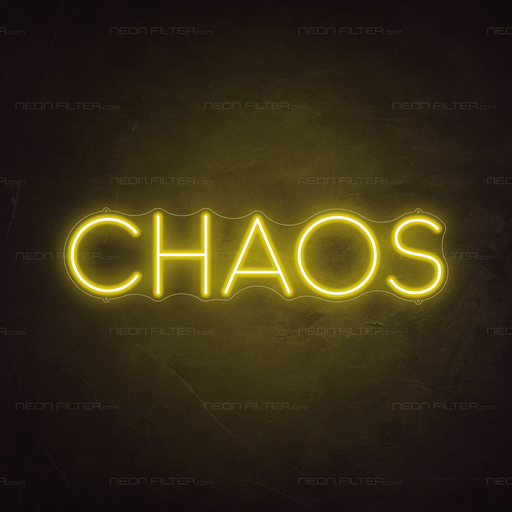 Chaos Neon Sign - Neon Filter