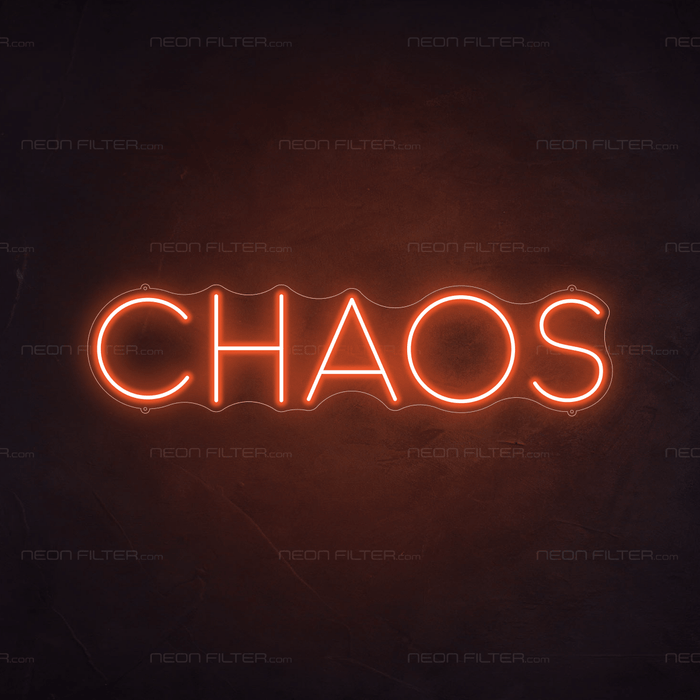 Chaos Neon Sign - Neon Filter