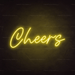 Cheers Neon Sign - Neon Filter