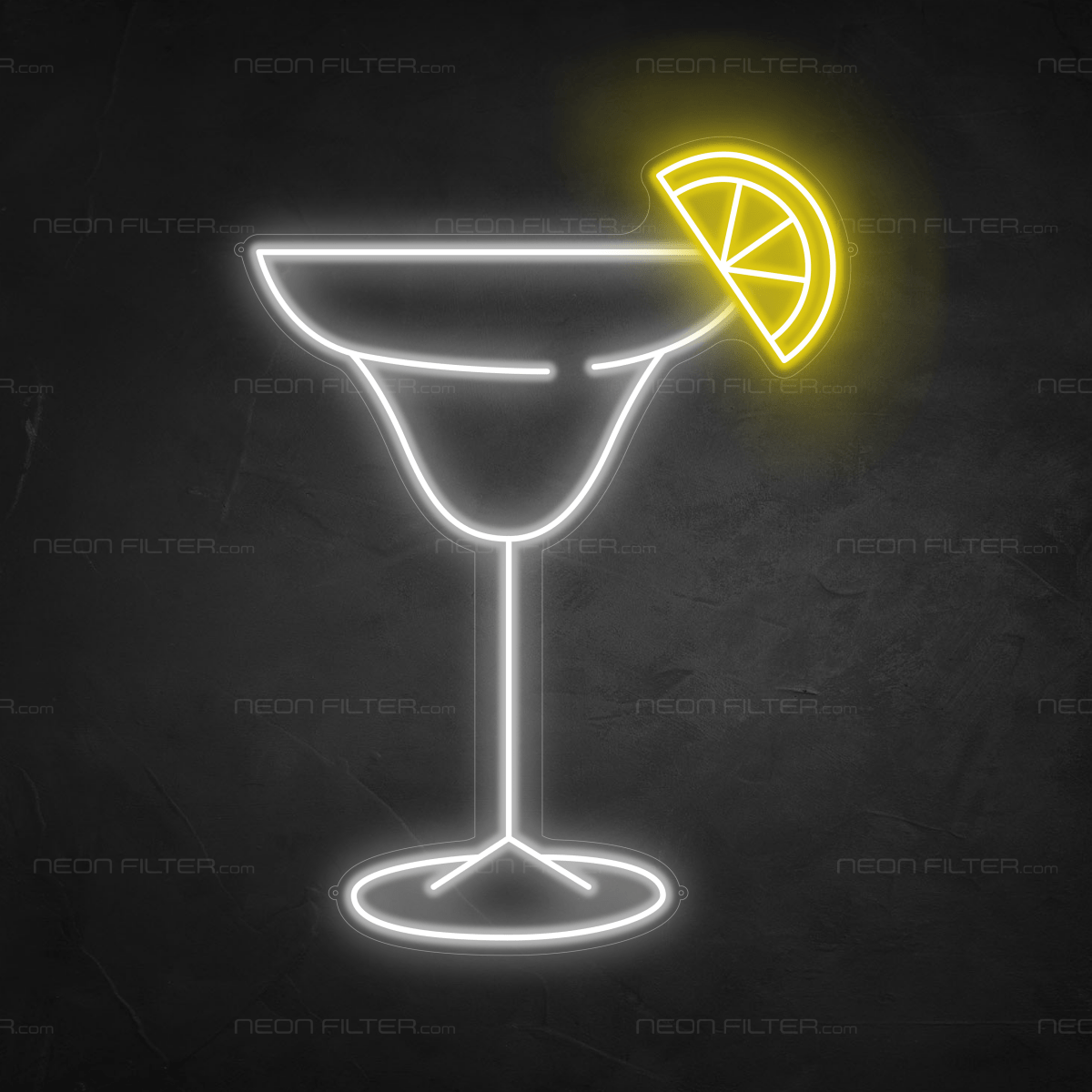 Cocktail Glass Neon Sign | Neon Bar Signs - Neon Filter