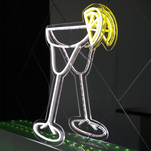 Cocktail Glass Neon Sign | Neon Bar Signs - Neon Filter