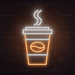 Coffee Cup Neon Sign - Neon Filter