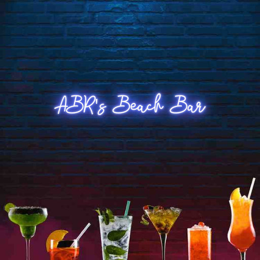 Custom Bar Neon: ABR's Beach Bar - Neon Filter