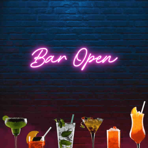 Custom Bar Neon: Bar Open - Neon Filter