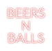 Custom Bar Neon: BEERS N B... - Neon Filter