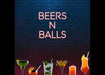 Custom Bar Neon: BEERS N B... - Neon Filter