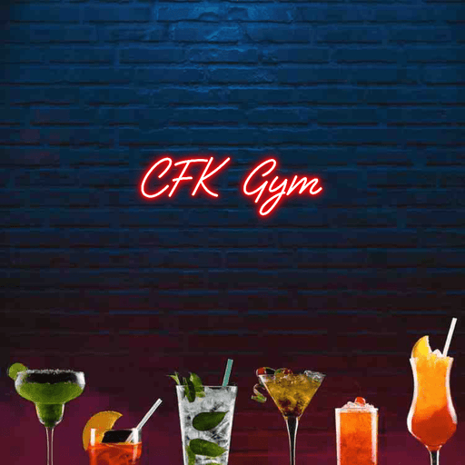 Custom Bar Neon: CFK Gym - Neon Filter