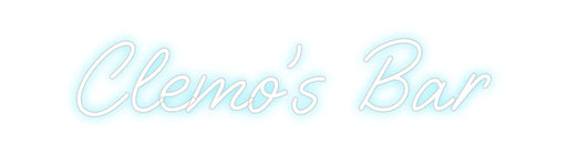 Custom Bar Neon: Clemo’s Bar - Neon Filter