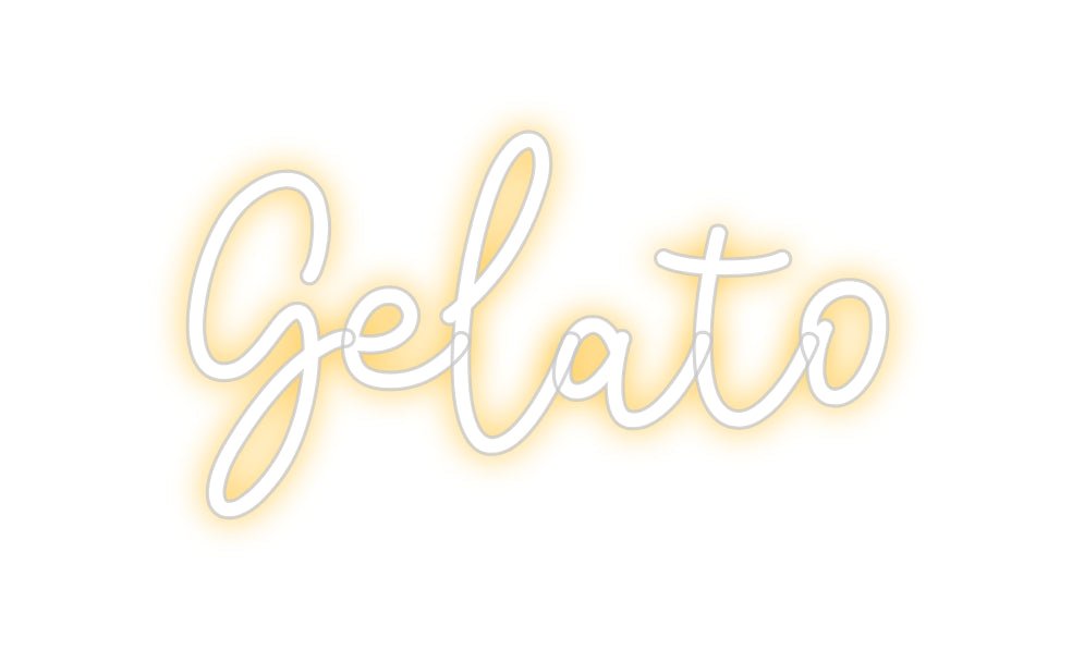 Custom Bar Neon: Gelato - Neon Filter