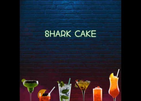 Custom Bar Neon: Shark Cake - Neon Filter