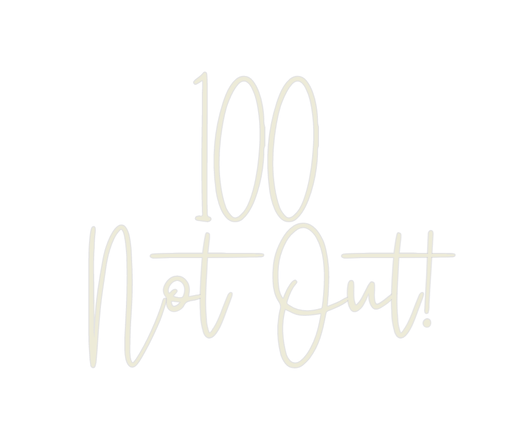 Custom Neon: 100 Not Out! - Neon Filter