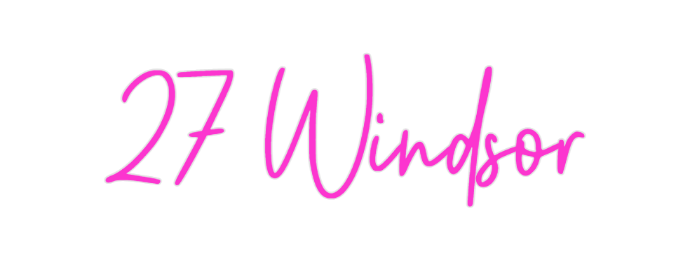 Custom Neon: 27 Windsor - Neon Filter