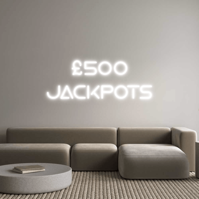 Custom Neon: £500 Jackpots - Neon Filter